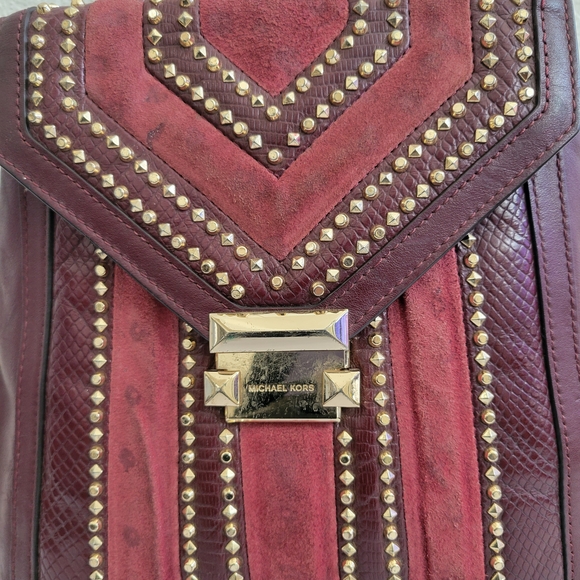 MICHAEL KORS WHITNEY LEATHER BACKPACK. main image 14